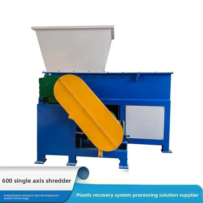 

2025 Single Shaft 600 800 Type Scrap Plastic Machine Head Material Shredder Crusher