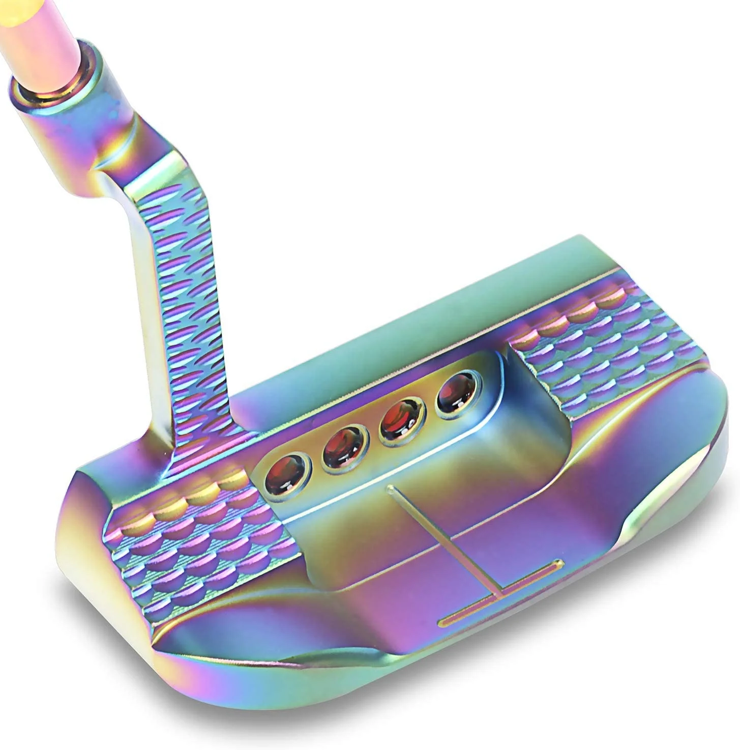 Wholesale OEM ODM Fast Delivery Men's Right Hand Stainless Steel CNC Forged Milled Titanium Shaft Rubber Grip Putter Golf Clubs