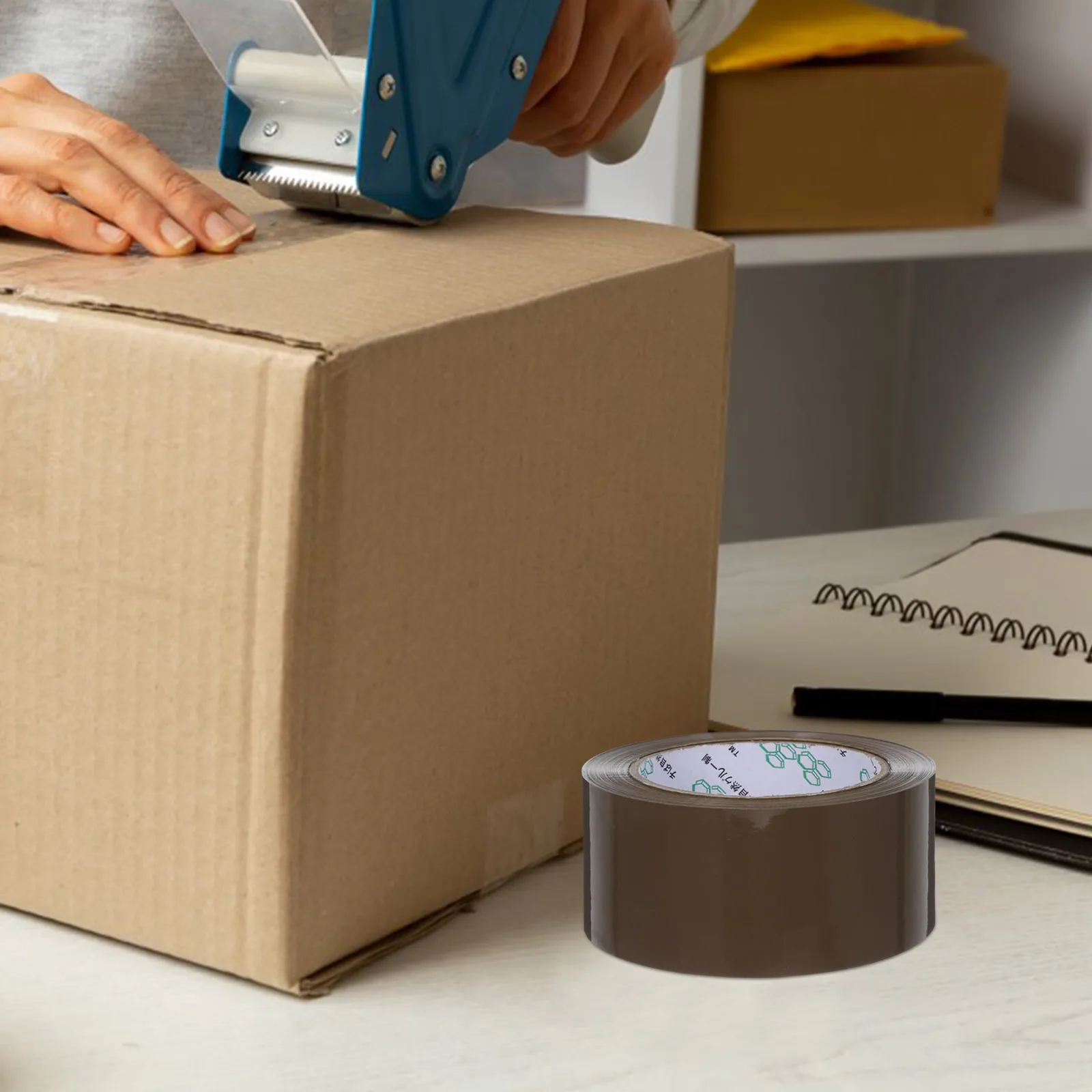 

5 Rolls 2x394 Heavy Duty Packaging Tape for Home Brown Shipping Mailing Packing Adhesive Box Sealer