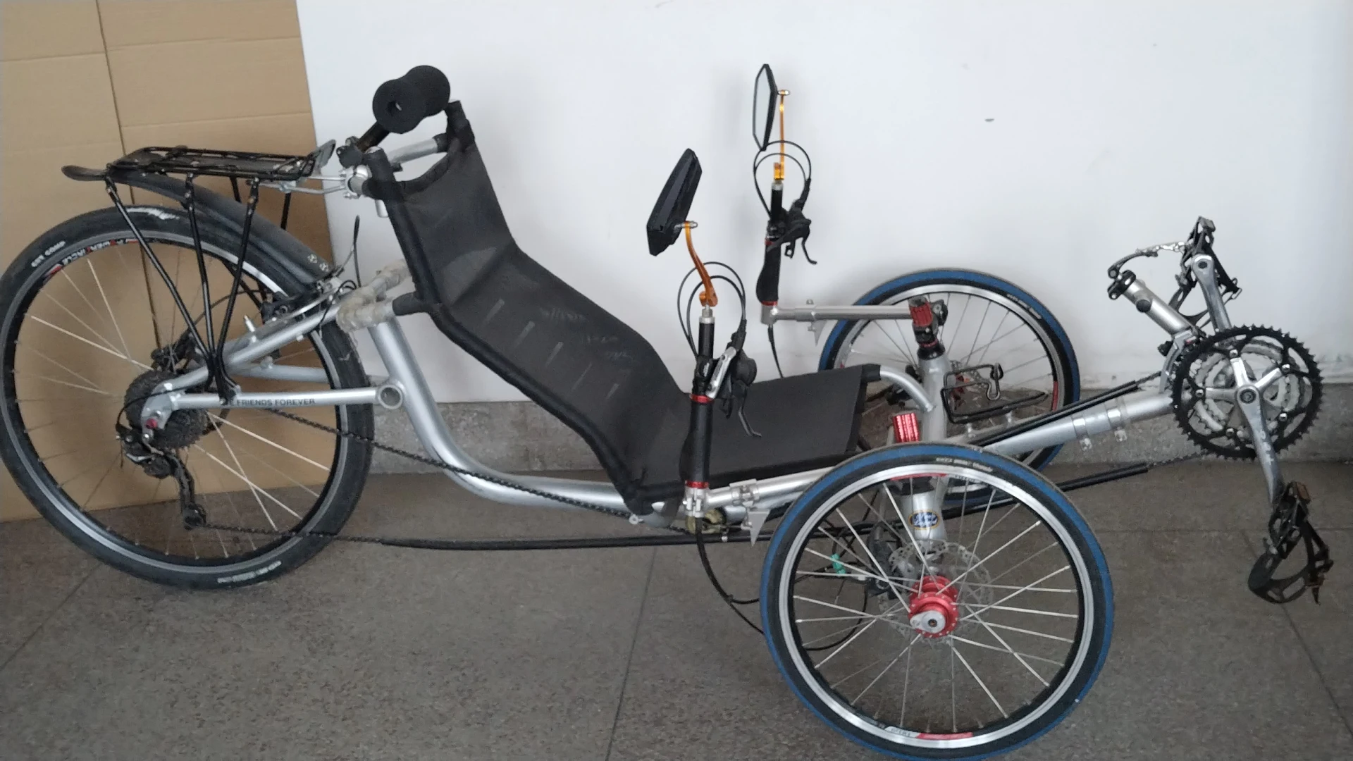 

Snow Leopard 6100 Kit All Aluminum Alloy Three Recumbent bicycle