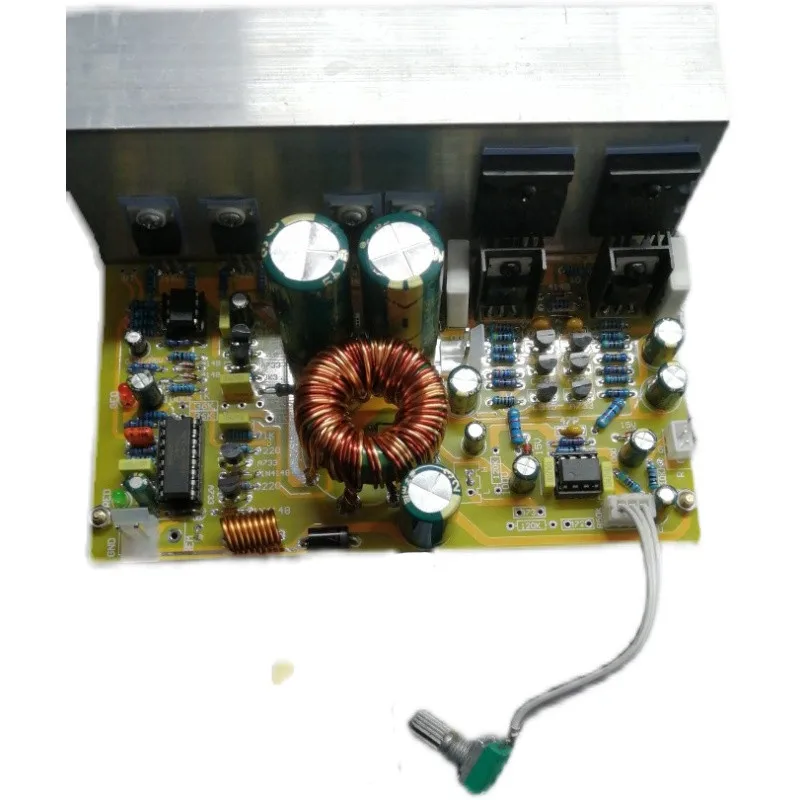 

DC12V C5200 A1943 150W Mono Audio Amplifier Board Preamp Rear Merge With Radiator