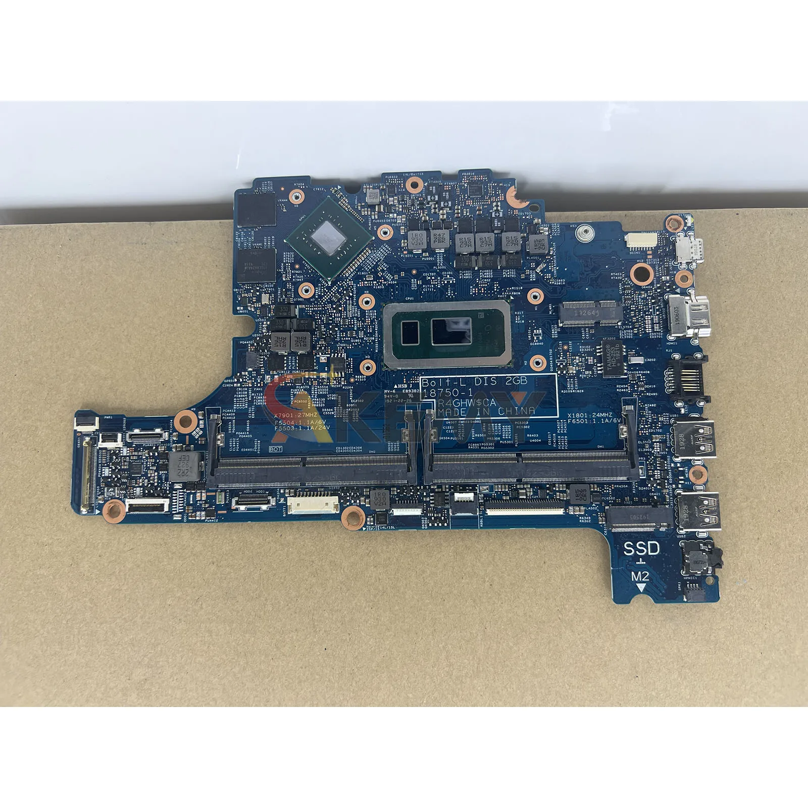 18750-1 Dell Latitude 3400 3500용 메인보드 CN-0KVN26 01NFHD(i5 i7 CPU 포함) 테스트 완료 OK