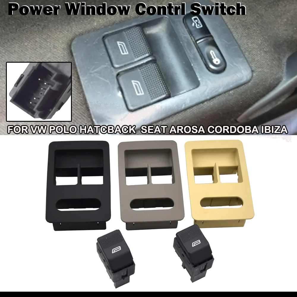 Electric Window control Switch For VW POLO HATCHBACK Lupo Seat Cordoba Seat Ibiza 6N2 6X0 959 855B 6X0959855B