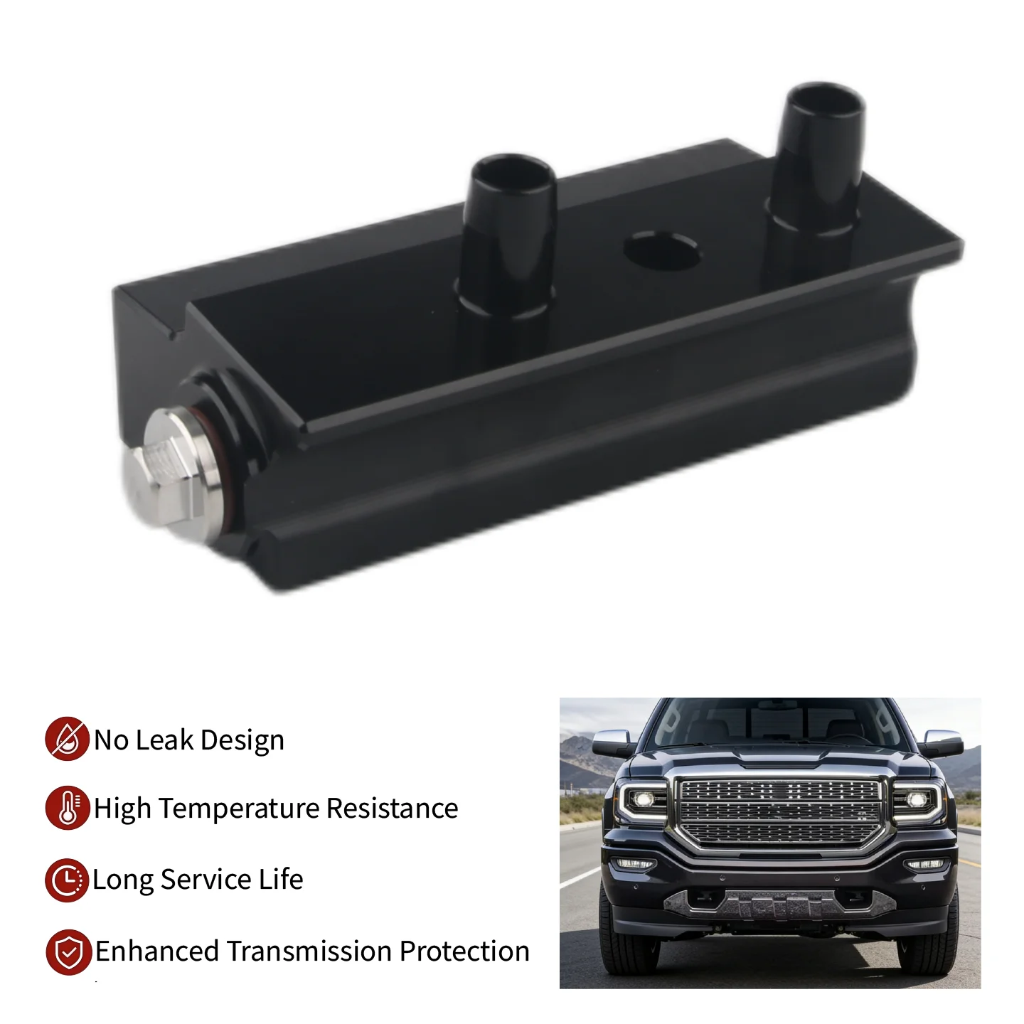 

125071000 15-18 For Chevy For GMC 1500 8L90 Trans Fluid Therm Bypass