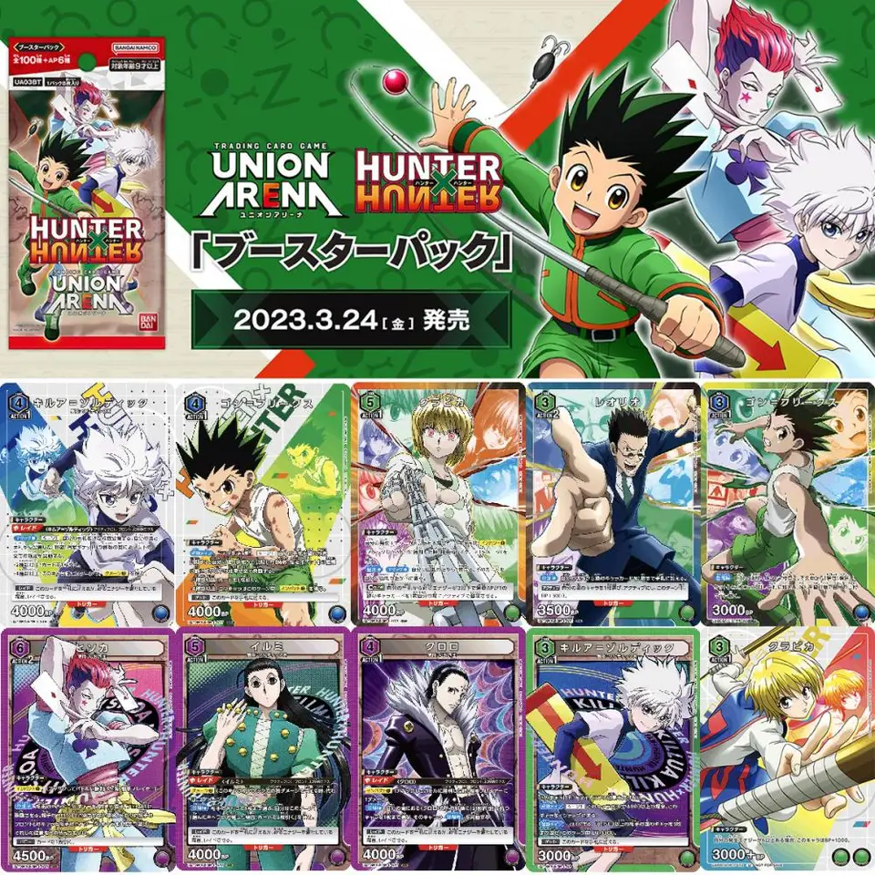 Anime HUNTER HUNTER HUNTER Coleção Card, Cartas de tabuleiro, Gon