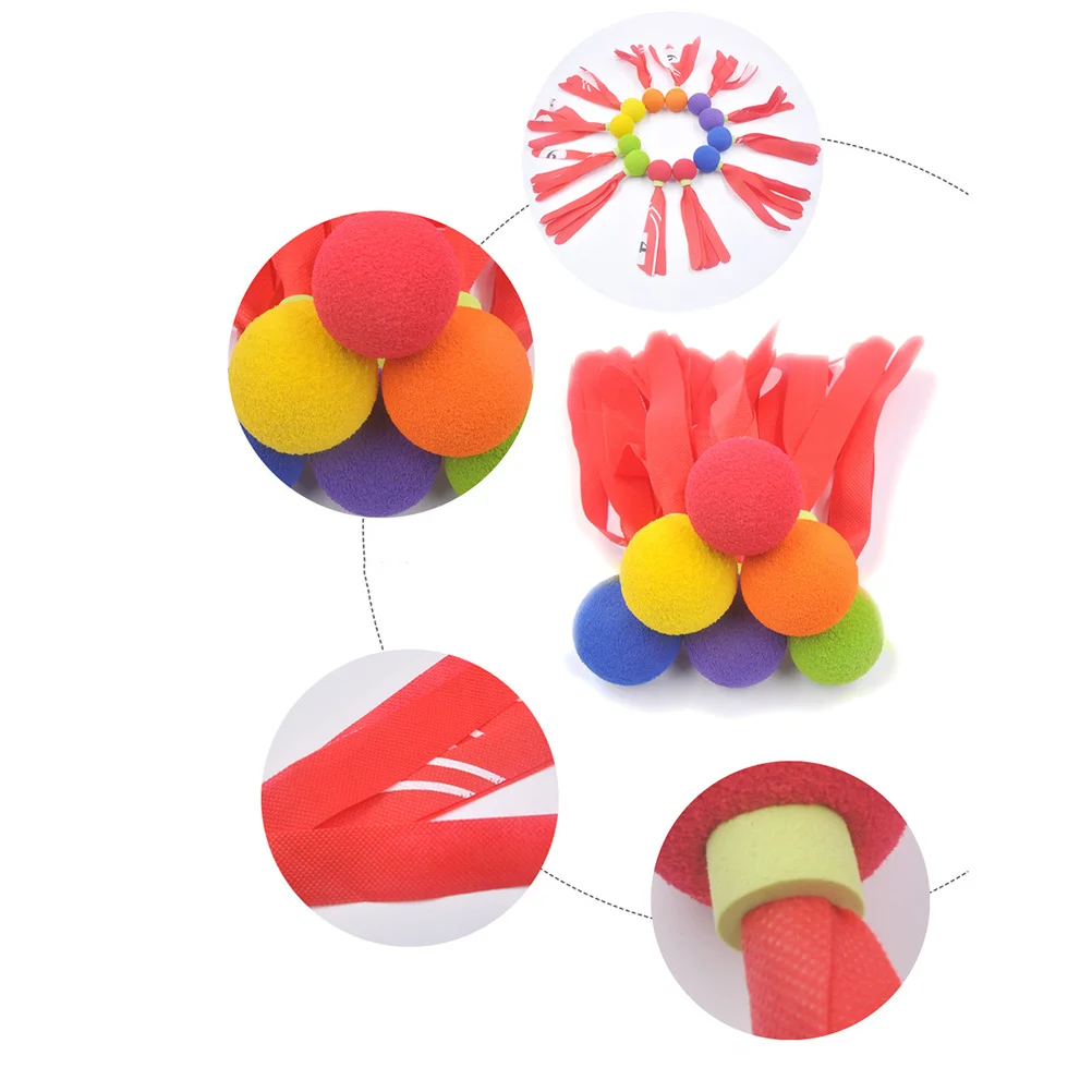 

4Pcs Colored Jianzi Shuttles Kick Shuttlecock Balls Paddle Game Outdoor Backyard Kick Shuttlecocks