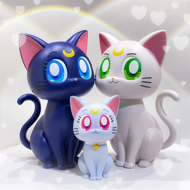Sailor Moon Luna BANDAI Prijs Comic Trendy Spelen Kawaii Desktop Ornament Kinderdagcadeaus Action Figure Model Speelgoed
