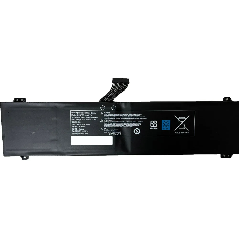 GKIDT-00-13-3S2P-0 11.4V 8200mAh 93.48Wh Battery For XPG XENIA 15 XMG Fusion 15 XFU15L19 GKIDT-03-17-3S2P-0