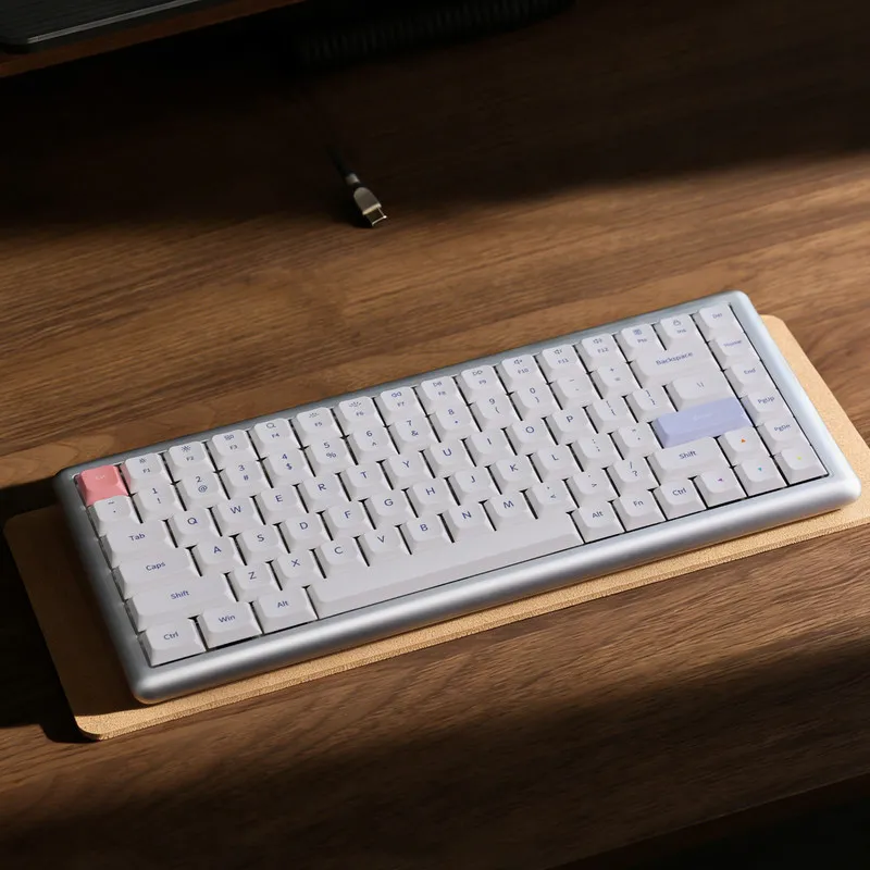 Chosfox Natural Cork Keyboard Pad Shockproof Noise Reducing Customizable Fits 60%-100% Mechanical Keyboards Dampens Typing Sound