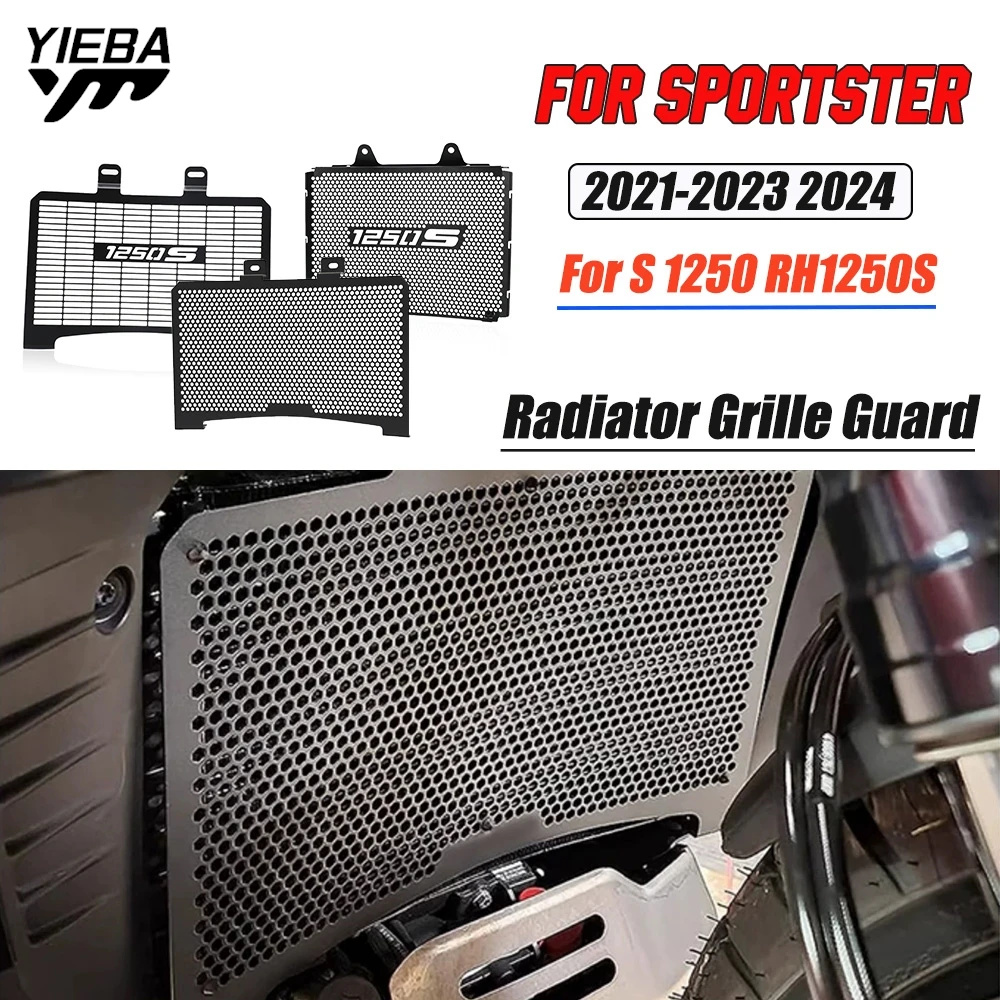 

FOR Sportster S 1250 RH1250S 2021 2022 2023 2024 2025 SPORTSTER S RH 1250S Motocycle Radiator Grille Cover Water Tank Guard