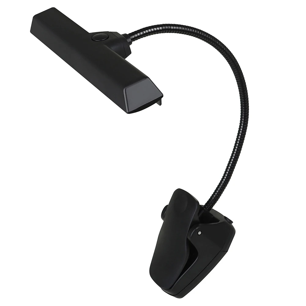 Music Stand LED Light Clip-on for Music Light Portable Flexible Gooseneck Eye Protection Reading Book Light Bed Desktop Lamp