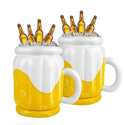 1/2pcs PVC Inflatable Ice Bucket Beer Cooler Funny Hawaiian Birthday Party Decoration Summer Beach Pool Outdoor BBQ Supplies