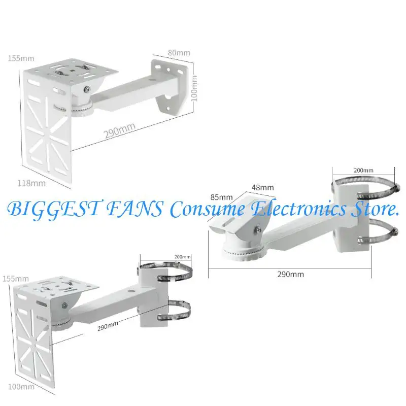 F68B Wall Corner Bracket Outdoor Security Camera Mounting Accessory Easy Installation