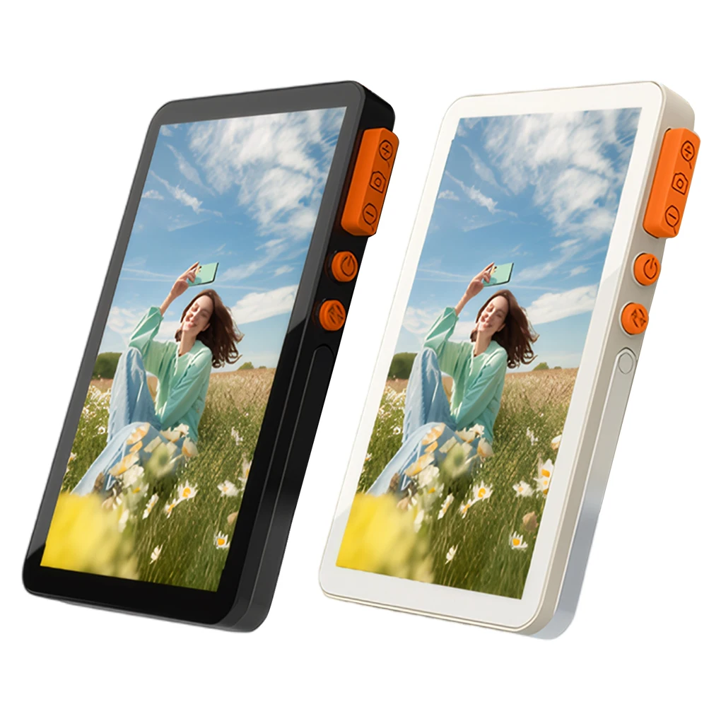 

RK-X40F 8-in-1 Magnetic Phone Selfie Monitor Screen for Smartphone Rear Camera Selfie Vlog Live Stream for iPhone Android