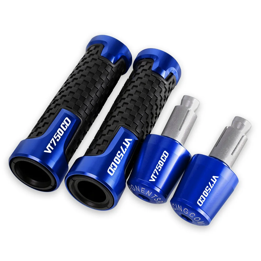 

7/8'' Anti-Slip Grip Hand Motorcycle Handlebar Handle Bar Grips End Plug FOR HONDA VT750CD VT750DC Shadow ACE 750 1998-2002 2003