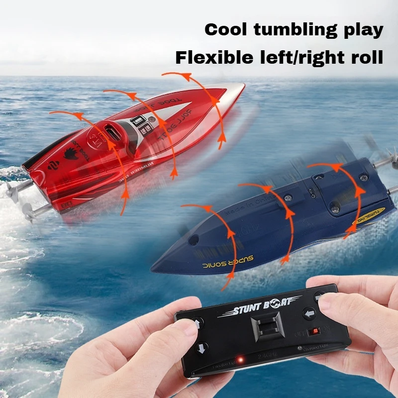 Mini 6 km/u Coke Can RC Boot 2.4G Hoge Snelheid Afstandsbediening Onderzeeër Model Waterdichte Draadloze Racing Schip speelgoed voor Kinderen