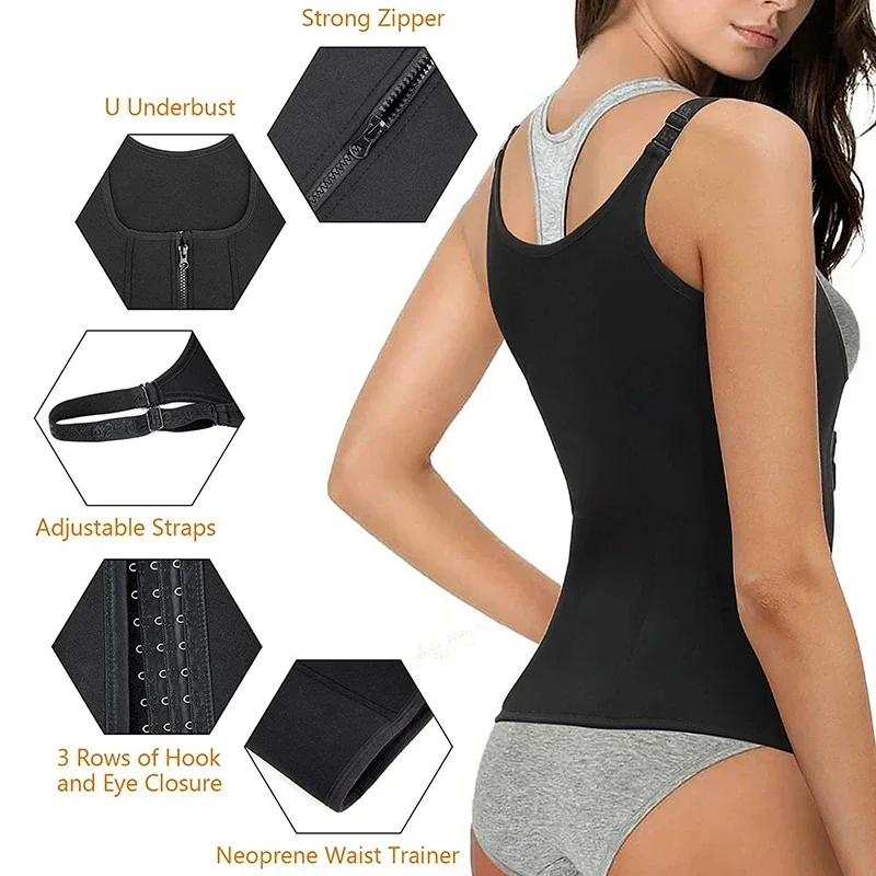 Plus Size Waist Trainer Corset Body Shaper Vest Slimming Belt Corset Women Shapewear Tummy Postpartum Belly Sheath Corrective