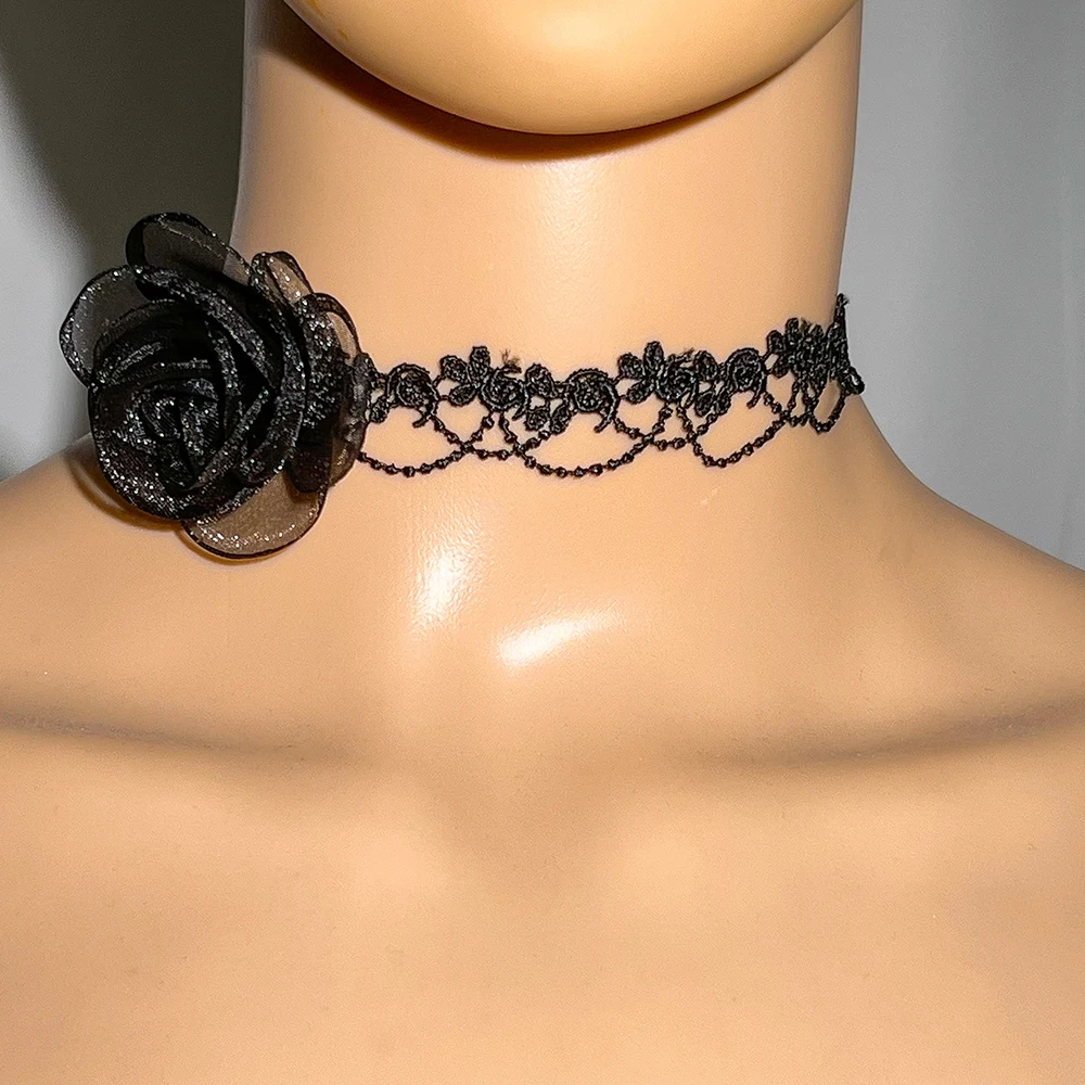 Modische Samtkette für Damen, koreanischer Stil, Schleifen-Choker, Mädchen-Party- und Festivalschmuck, Dekoration – Detail 18