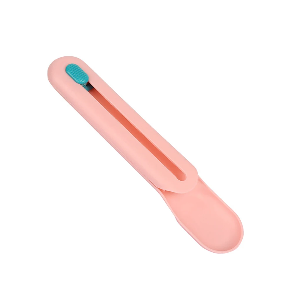 

Plastic Cat Food Spoon Durable Scoop Dispenser for Cat Supplies Dog Treats Squeezer Pet Food Strip Liquid Practical
