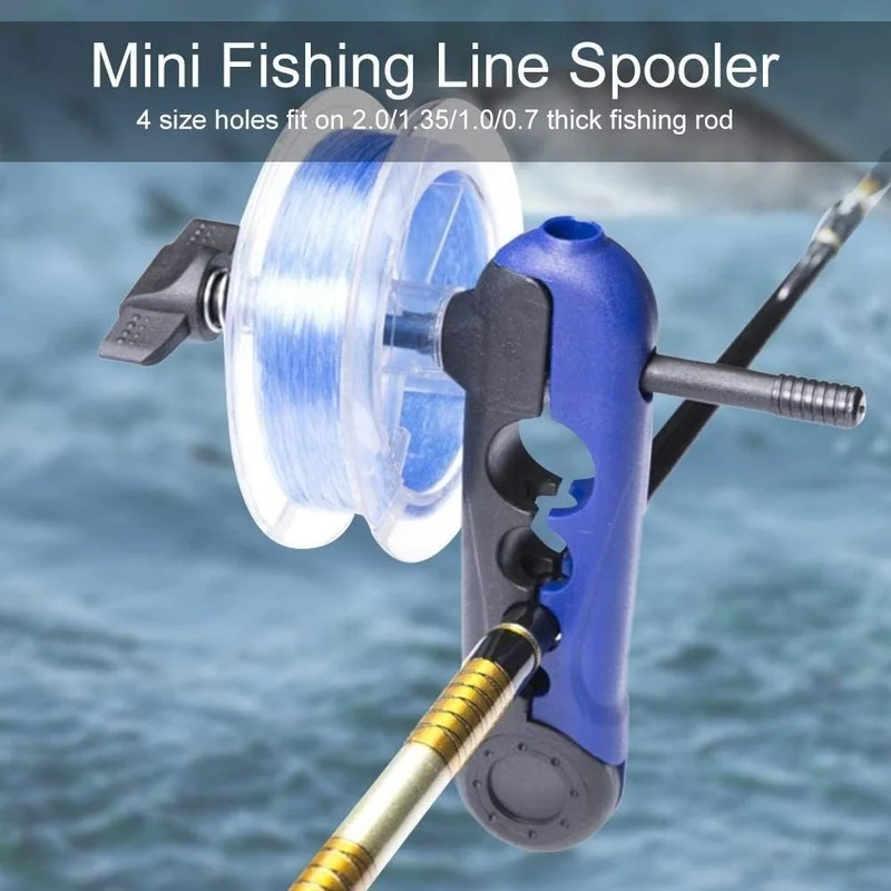 Fishing Tools Portable Fishing Line Winder Reel Line Spooler Machine Spinning & Baitcasting Reel Spooling Fishing Equipment