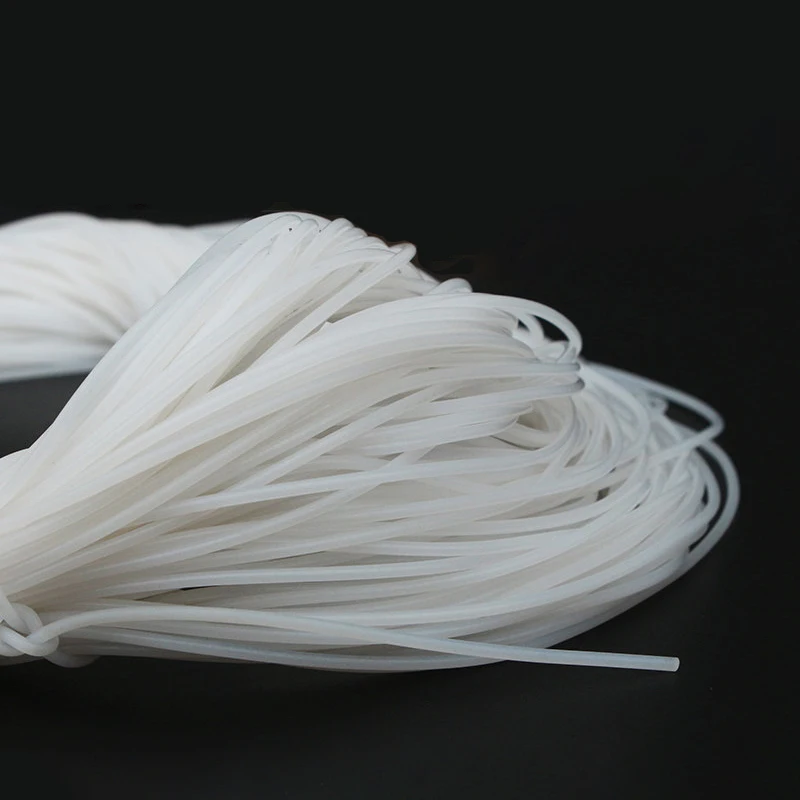 D: 0.8/0.9/1/1.1/1.2/1.3/1.4/1.5/1.6/1.7/1.8~30mm 1/5/10meters White Silicone Solid Round Strip O Type Silicone Solid Seal Strip