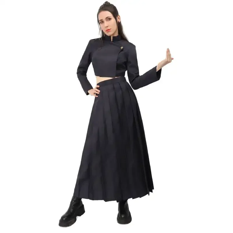 Wenam Geto Suguru cosplay anime JK cosplay adult women shirt high waist skirt Halloween high school uniform full set