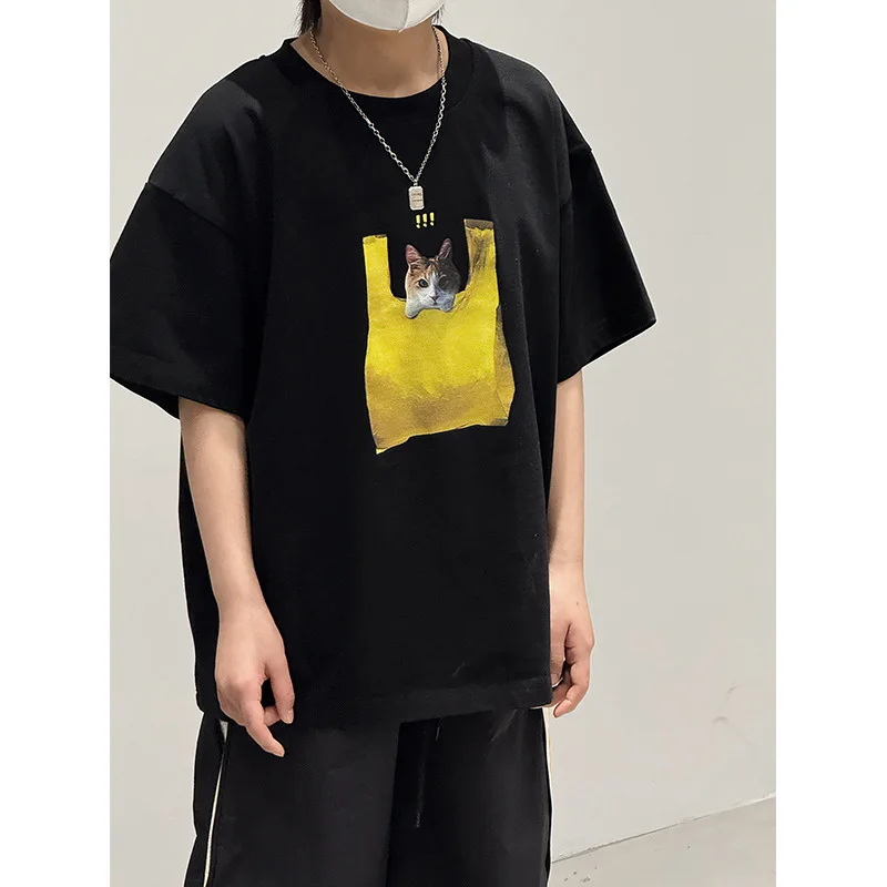 

2025 spring and summer new loose trendy top Korean version half sleeve children's t-shirt short sleeve