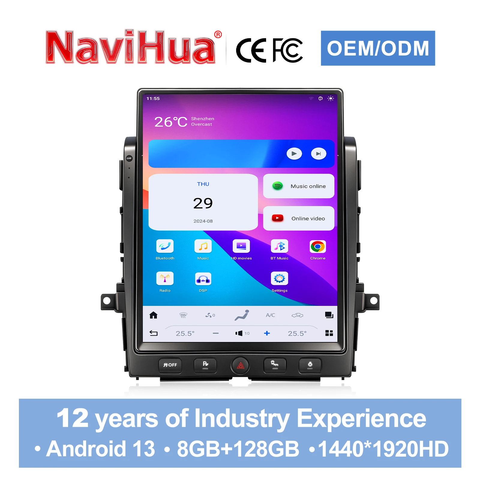 

Navihua New Arrival 15.6 Inch for Nissan Titan 2016-2019 Tesla Screen Android Car Radio Multimedia Carplay Stereo GPS Navigation