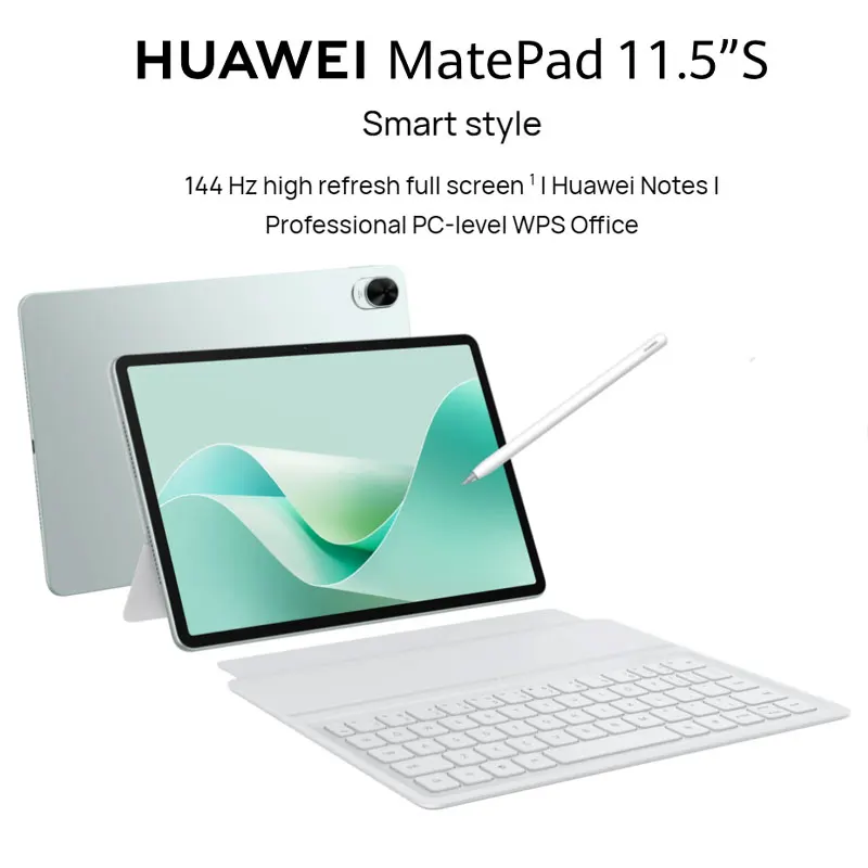 HUAWEI MatePad 11.5S WIFI inteligente 144Hz pantalla completa de alta actualización, Huawei Notes, batería profesional WPS de 8800mAh de nivel de PC