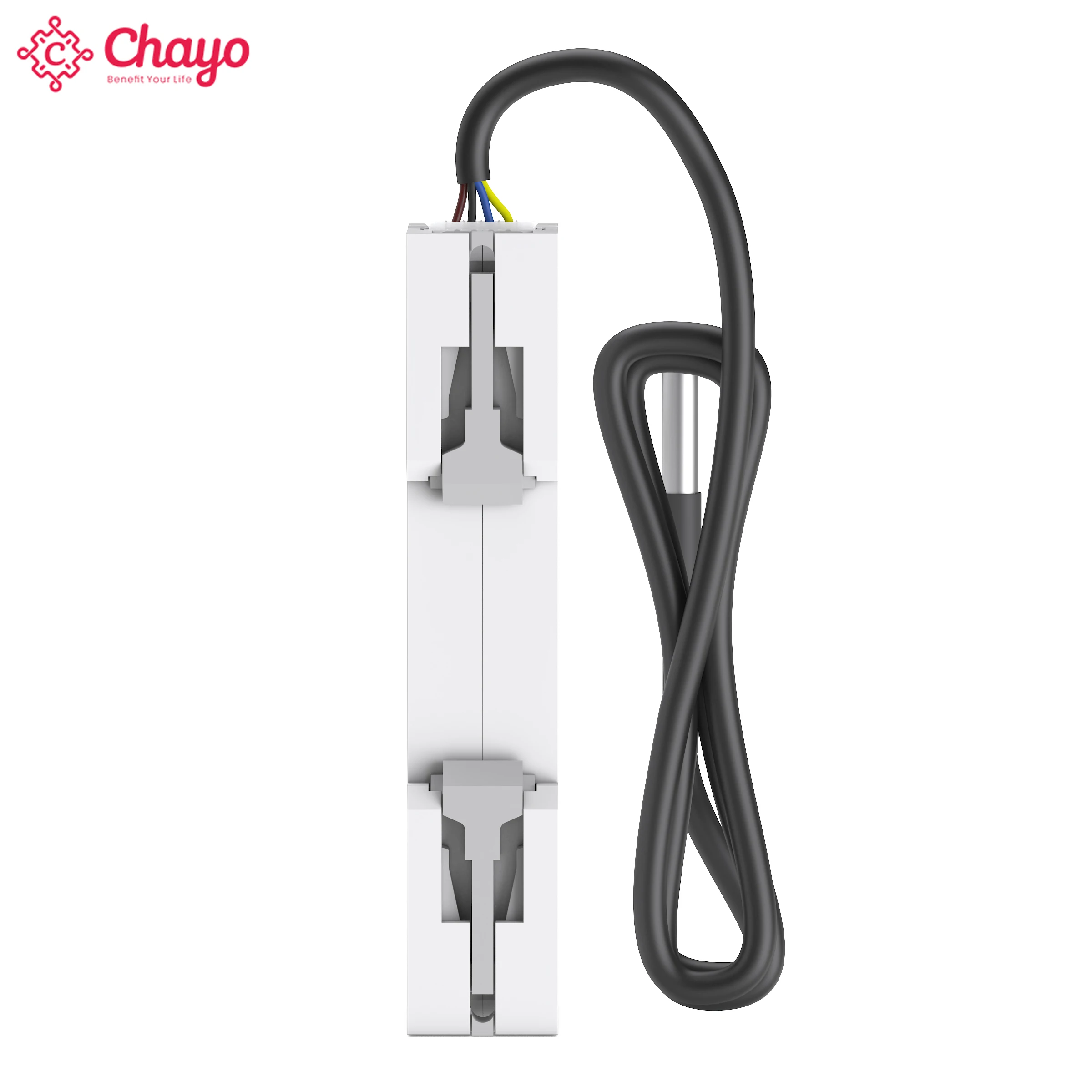 Chayo Tuya Zigbee DIN Rail Temp Humidity Controller, Dual Dry Contact Relay AC16A DC10A Smart Life Remote Control