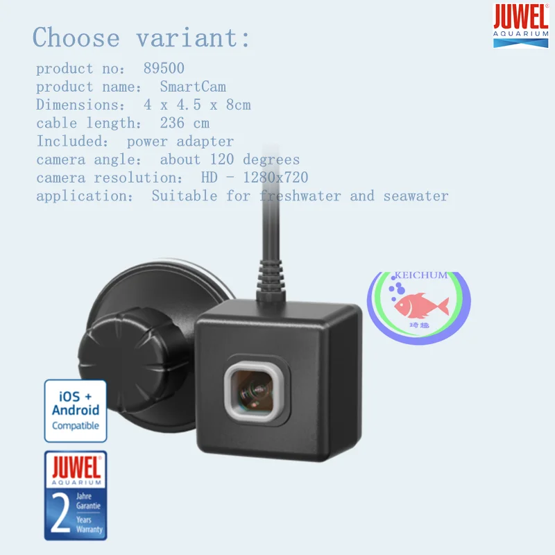 JUWEL-Genuine Fish Tank Camera, Fish Tank Monitoring Equipment, Aquarium Monitor, Remote Control, New, Original