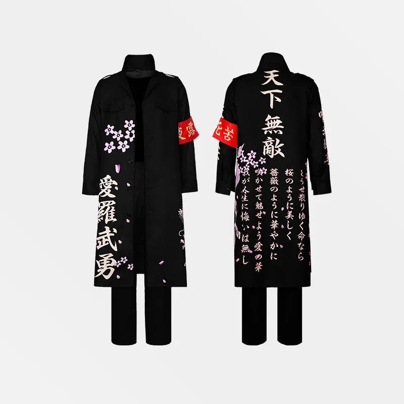 أزياء أنيمي طوكيو المنتقمون مانجيرو سانو التأثيرية زي أحمر للرجال للهالوين كرنفال كوسبلاي طوكيو المنتقمون ملابس مخصصة