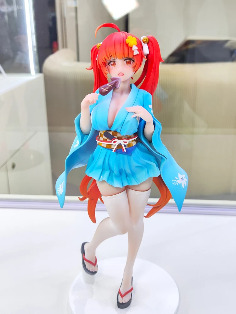 

Animester Azur Lane Slow Ahead! Honolulu Yukata Ver. Standing Posture Anime Figure 24cm 1/7 Model Pvc Collectible Decoration