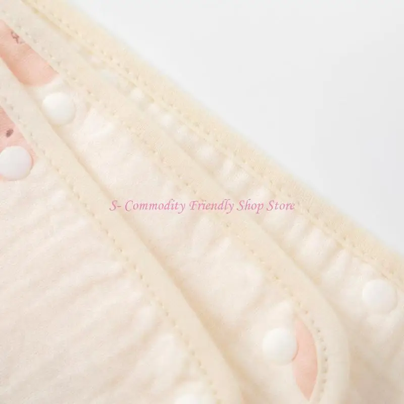 85AE تنفس عربة حزام مريلة القطن مسند الذراع الأمامي التسنين منشفة الغطاء الواقي عربة أطفال حزام الأمان منشفة لعاب الأطفال #2