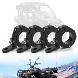 The adjustable mounting bracket is For Polaris RZR Yamaha Motorcycle LED Headlight Clamps Brackets Tube Clamp Mount Kit