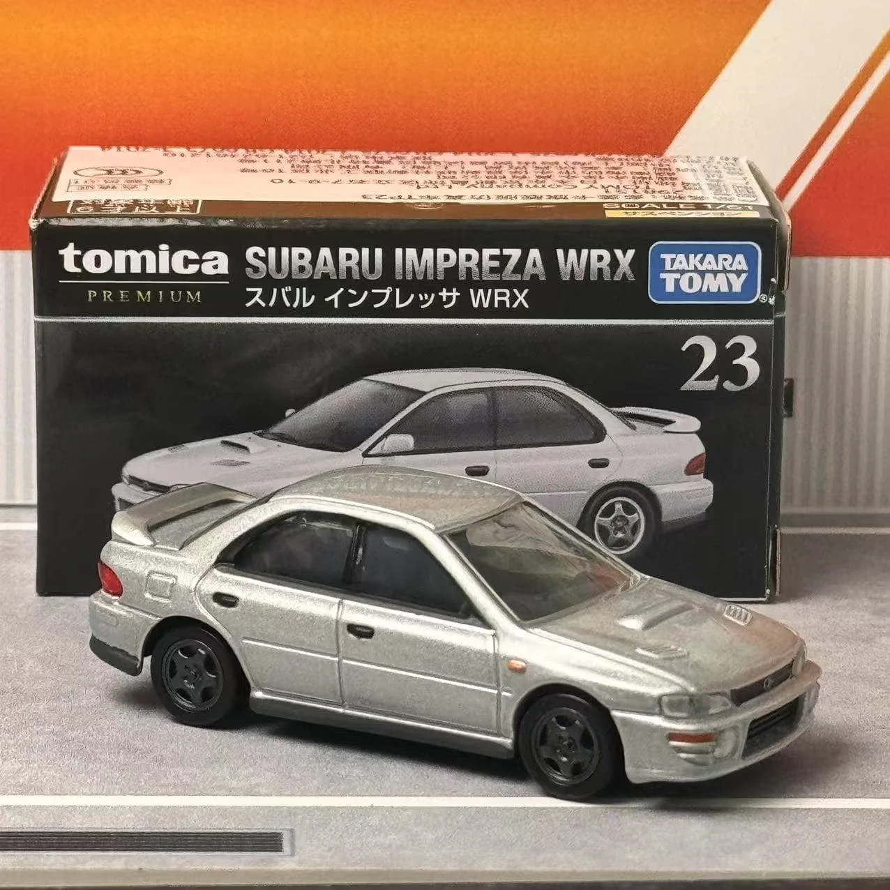 Takara Tomy Tomica Premium 23 Subaru Impreza WRX Auto Legering Speelgoed Motorvoertuig Diecast Metaal Model Kinderen Kerstcadeau Speelgoed voor Jongens