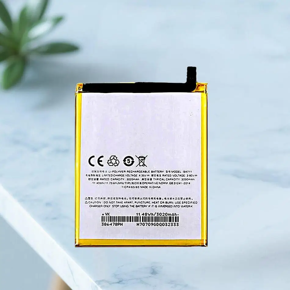 

High Performance BA711 For Meizu M6 M6mini Mobile Phone Battery 3020Mah