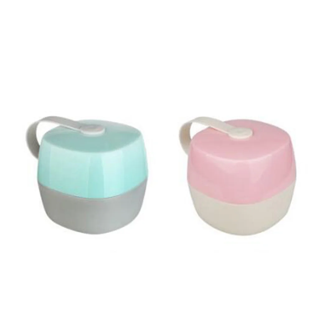

2Pcs Pacifier Boxes Portable Storage Wide Mouth PP Safe Baby Pacifier Clip Protector Diaper Bag Holder Green Pink