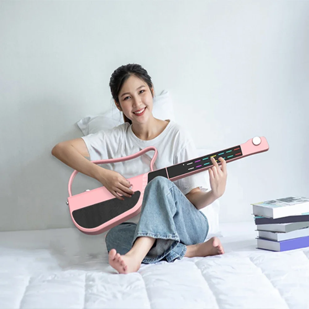 

New Pink String Less Intelligent Guitar With New Design Guitar Product