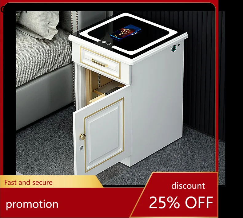 HT New Tiger Brand Safe Multi-Functional Invisible Home Smart Bedside Cabinet Safe
