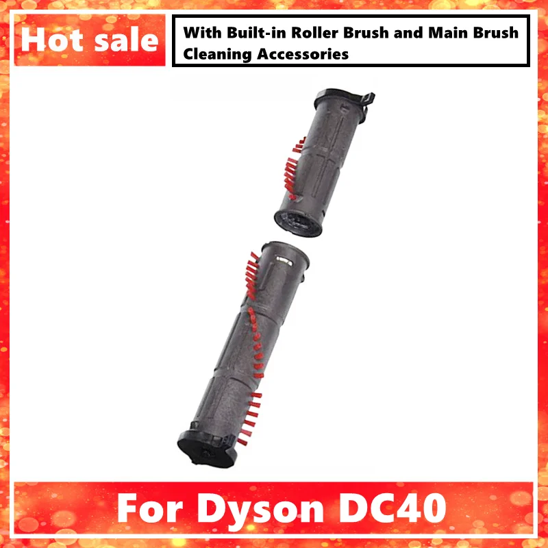 Brosse à rouleau intégrée et brosse principale, livres, accessoires pour aspirateur Dyson DC40