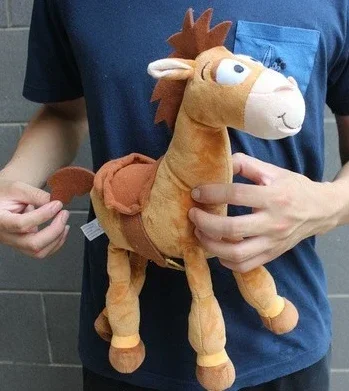 

35cm Disney Aoger Animation Toy Story Woody Sheriff Bath Red Heart Horse Plush Pillow Toys Children Birthday Christmas Gift