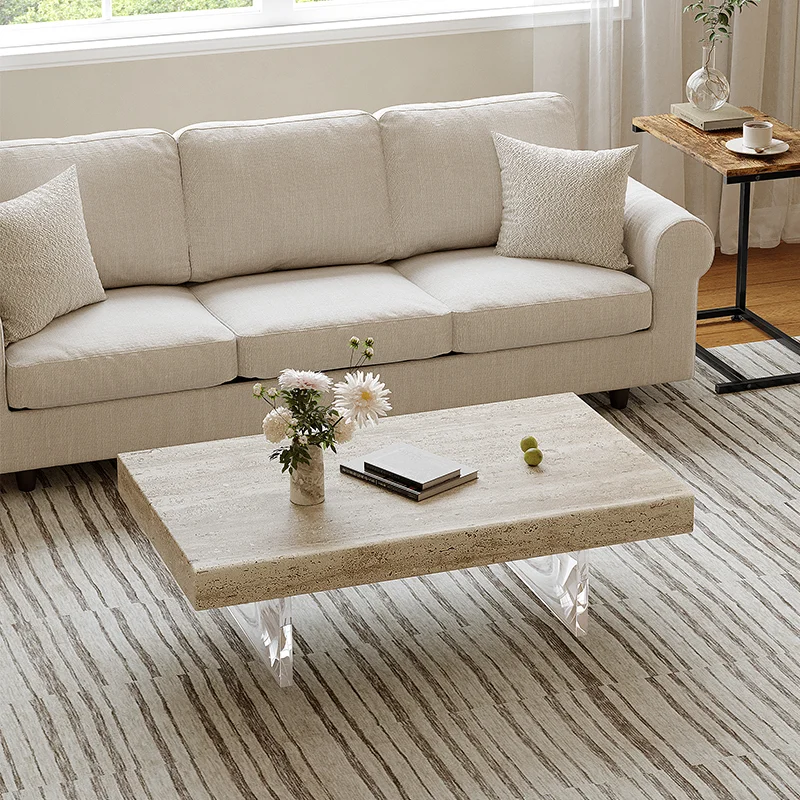 Minimalist Space Saving Cofee Table Cream Creative Storage Modern Side Table Delicacy Tiny Cute Mesita Living Room Furniture ﻿