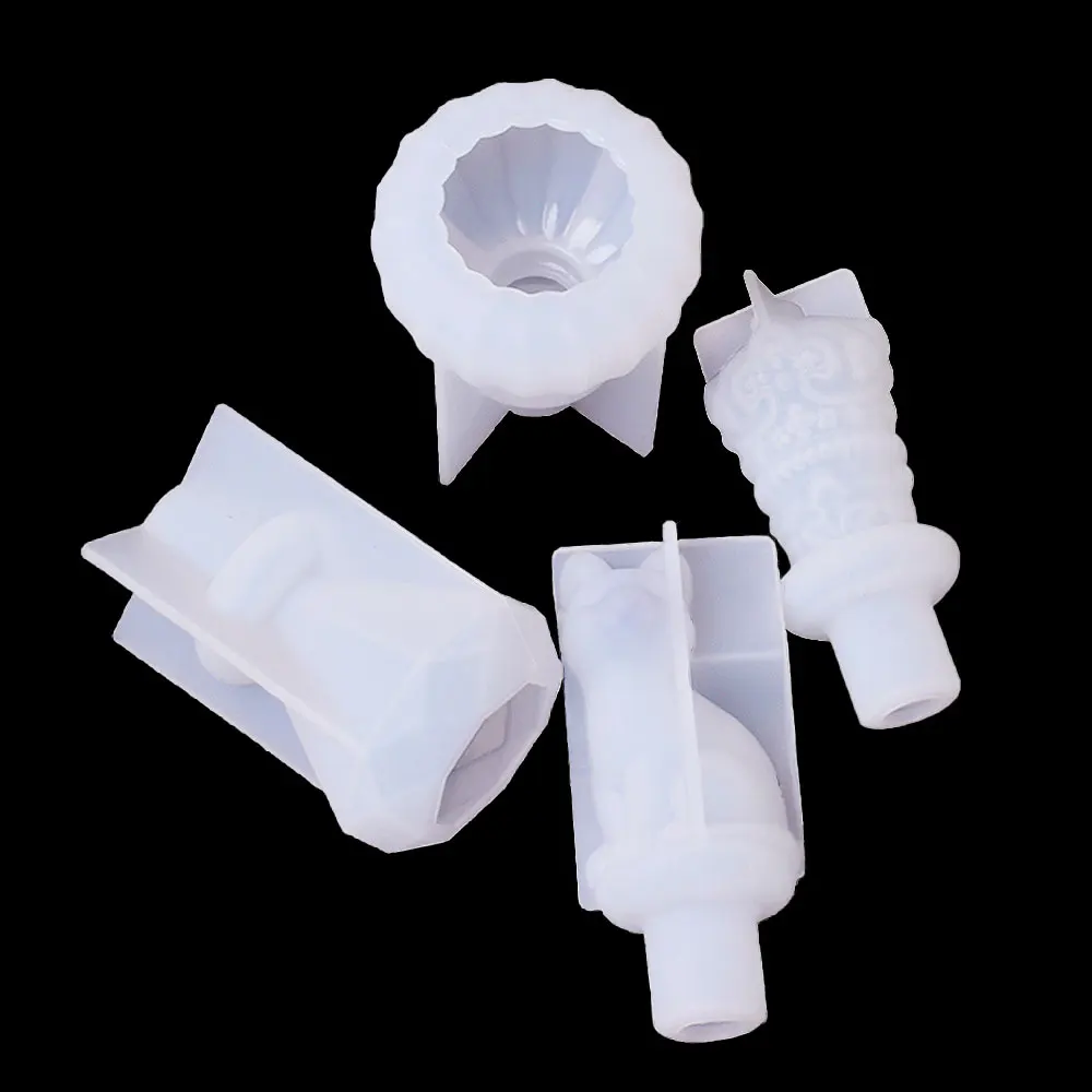 5pcs Animal Shape Silicone Wine Stopper Molds Set