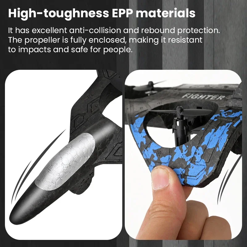 เครื่องบินร่อนโฟม S99 RC บังคับวิทยุ 2.4G โดรน EPP บินได้ด้วยปุ่มเดียว หมุนได้ 360 องศา เฮลิคอปเตอร์ผาดโผน ของขวัญสำหรับเด็กผู้ชาย