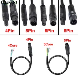 Cltgxdd 4Pin 5Pin 6Pin 8Pin Jack Male Female Plug Car DVR Camera Extension DIY Cable Cord Power Wire