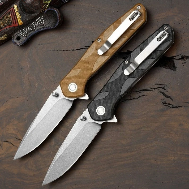 

Новый складной карманный нож для выживания на открытом воздухе, тактический охотничий нож с лезвием D2, портативные универсальные фруктовые ножи для самообороны, инструменты EDC