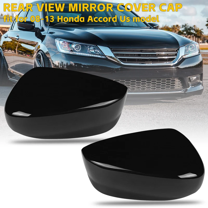 Car Side Mirror Cover Rear View Mirrors Caps Trim For Honda Accord 2008 2009 2010 2011 2012 US Version Car Accessories