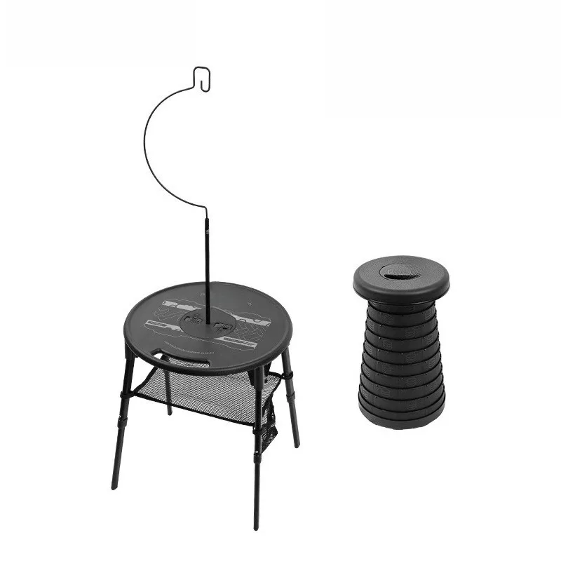 

05 series tactical lifting dual-purpose round table folding table portable ultra-light multi-functional light stand