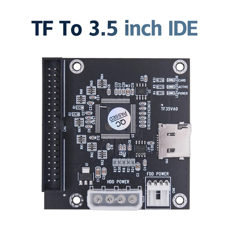 MICRO SD TF ke IDE 40 Pin Disk Drive Adapter Board Riser Card TF ke IDE kartu adaptor untuk Laptop Notebook bagian